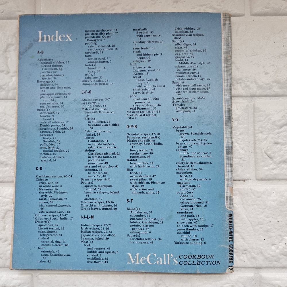 McCall's World-Wide Cooking Book - Picture 5 of 5